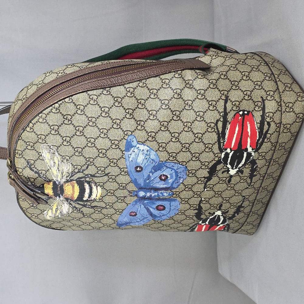✨️GUCCI GG Supreme Web Insect Backpack - Picture 4 of 16